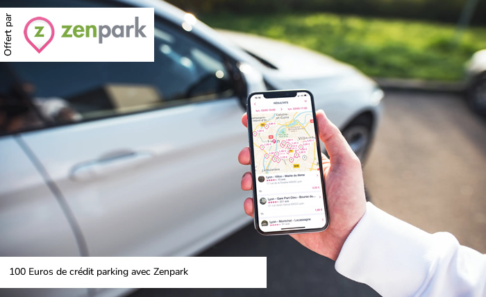 100 Euros de crédit parking avec Zenpark