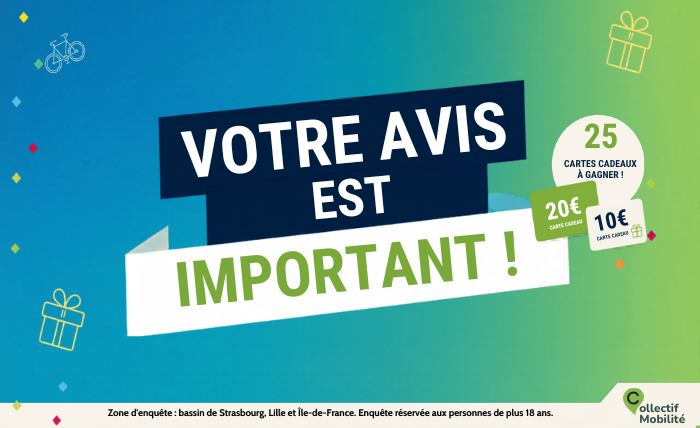 Participez à notre enquête