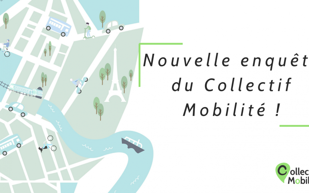 Le Collectif Mobilité lance sa nouvelle enquête sur l’adoption et pratique du vélo en Ile-de-France !